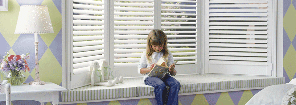 plantation shutters can close for room darkening in Chagrin falls OH