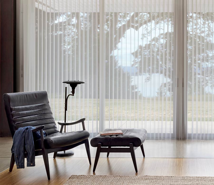 best window treatments for large windows vertical shades cleveland OH