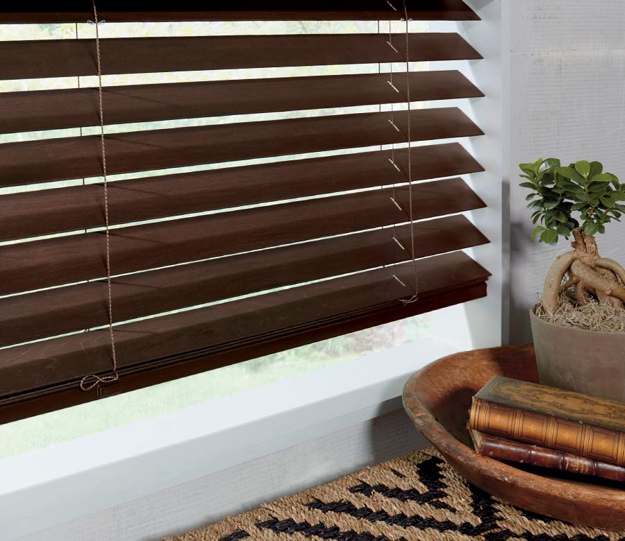 hunter douglas brown parkland wood blinds Rocky River