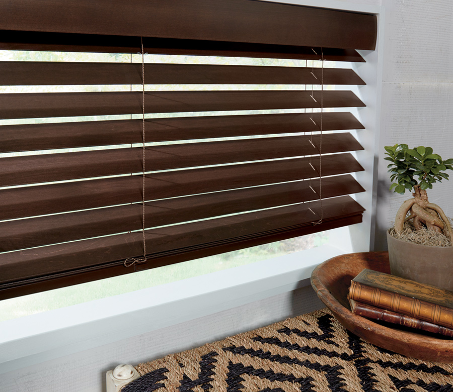 hunter douglas brown parkland wood blinds Rocky River