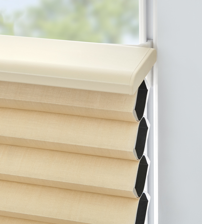 bedroom turn and tilt Hunter Douglas duette honeycomb track glide shades Cleveland 44125
