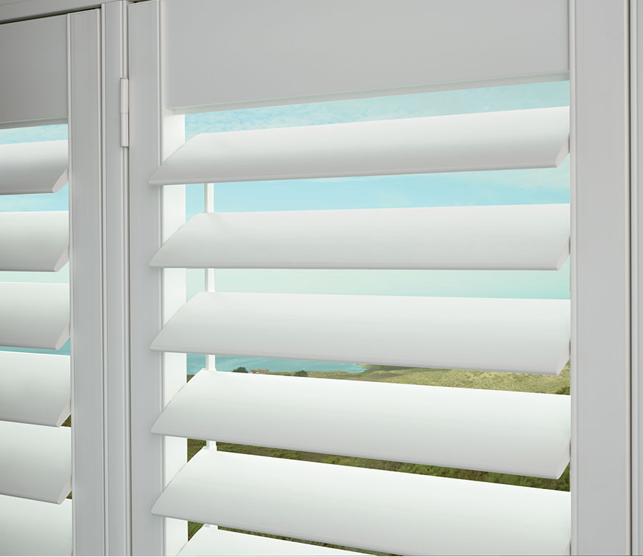 close up of louvers of shutters in cleveland home
