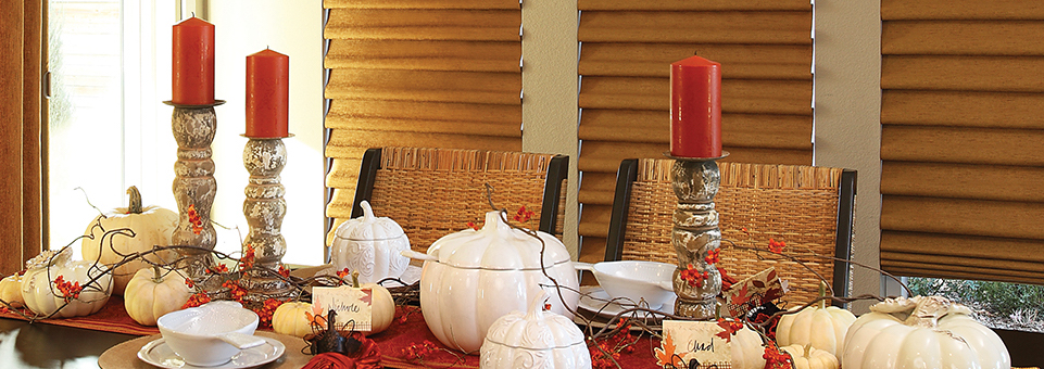 perfect holiday setting with top down shades Rocky River 44116