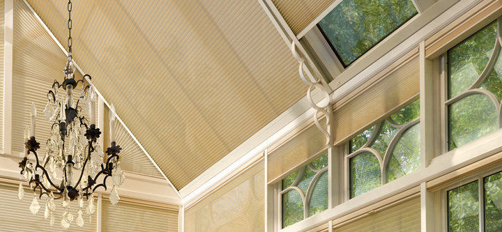 the best shades for skylights applause and duette shades