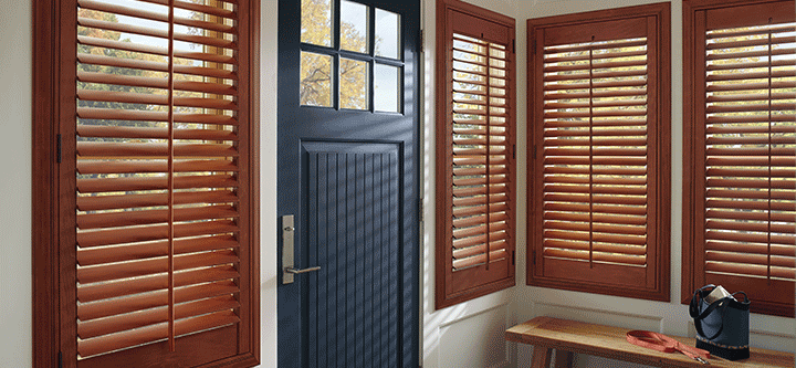 Entryway Plantation Shutters Timan Custom Window Treatments Chagrin Falls 44022