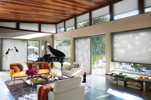 fall style trends Hunter Douglas duette shades top down bottom up shades Cleveland 44125