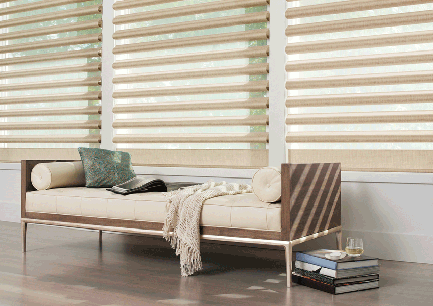 smart shades Cleveland Hunter Douglas motorized blinds Chagrin Falls 44022