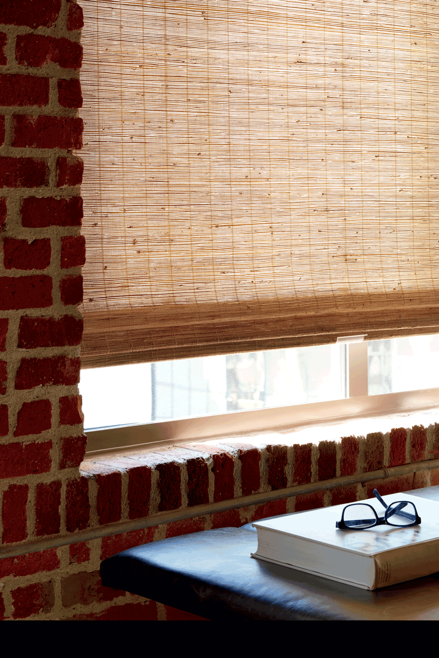 woven wood roman shades in Chagrin Falls OH