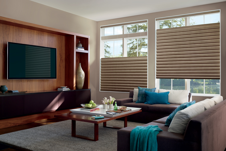 top down bottom up shades insulating window treatments Hunter Douglas Chagrin Falls 44022