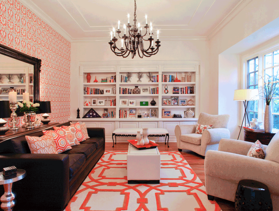 Living Coral mixing patterns