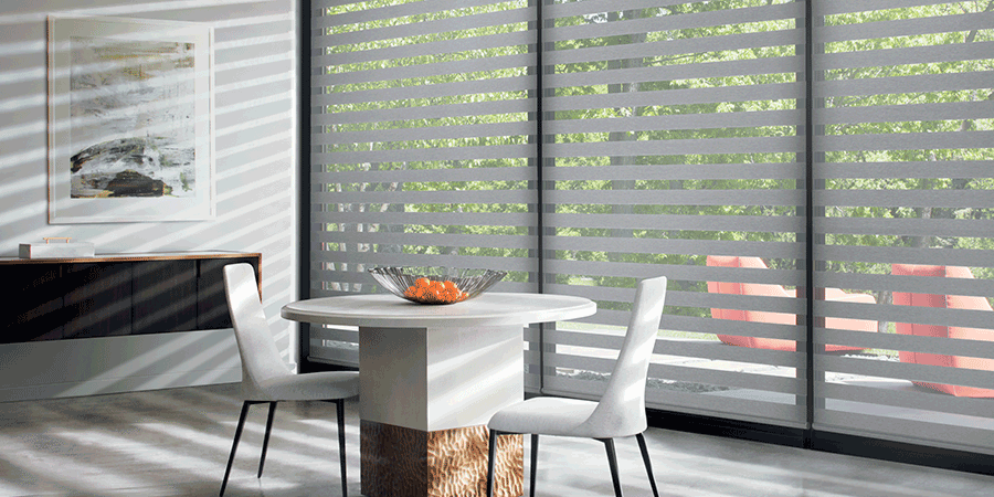 cover floor to ceiling windows Hunter Douglas Cleveland
