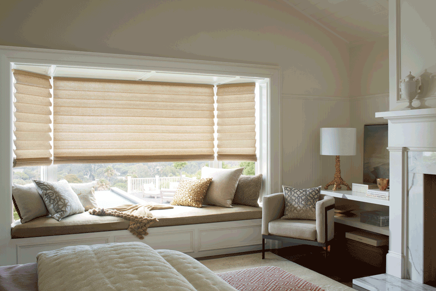 Hunter Douglas custom roman shades for your new home Cleveland
