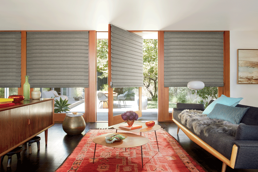 roman shades best window treatments for doors on rotating doorsin Cleveland OH home