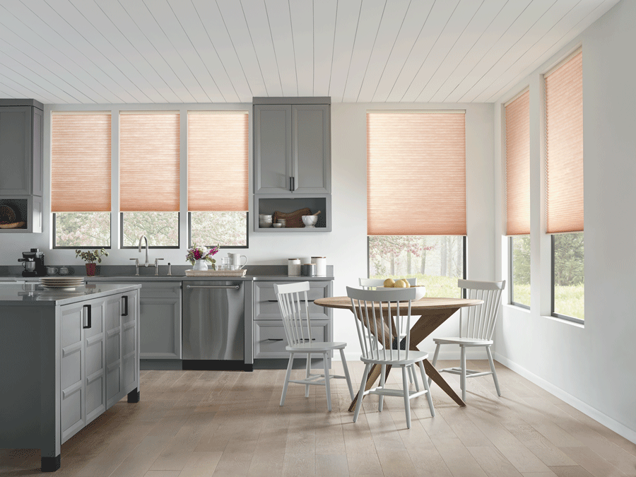 Kitchen with shades to filter some natural light out Cleveland OH