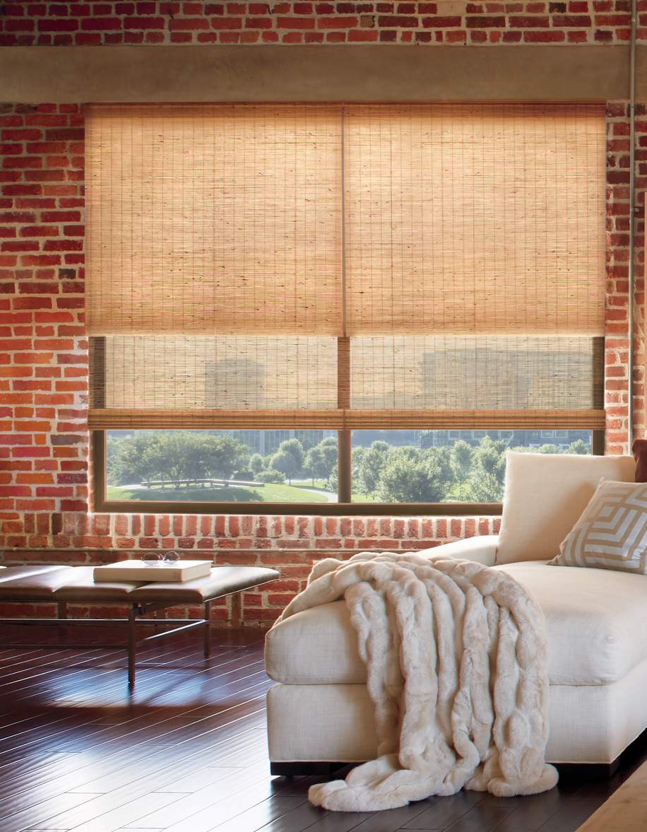 energy efficient woven wood shades