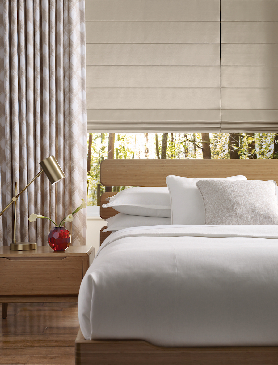 Design Studio Window Treatments in Bedroom