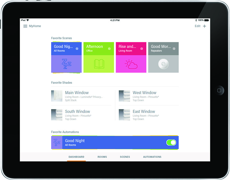 dashboard automated window treatments in cleveland oh