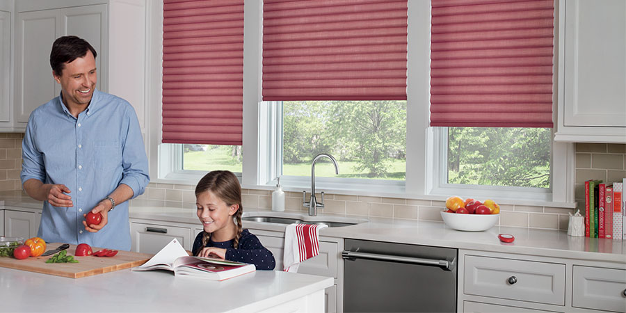 smart home with kitchen shades in Cleveland OH