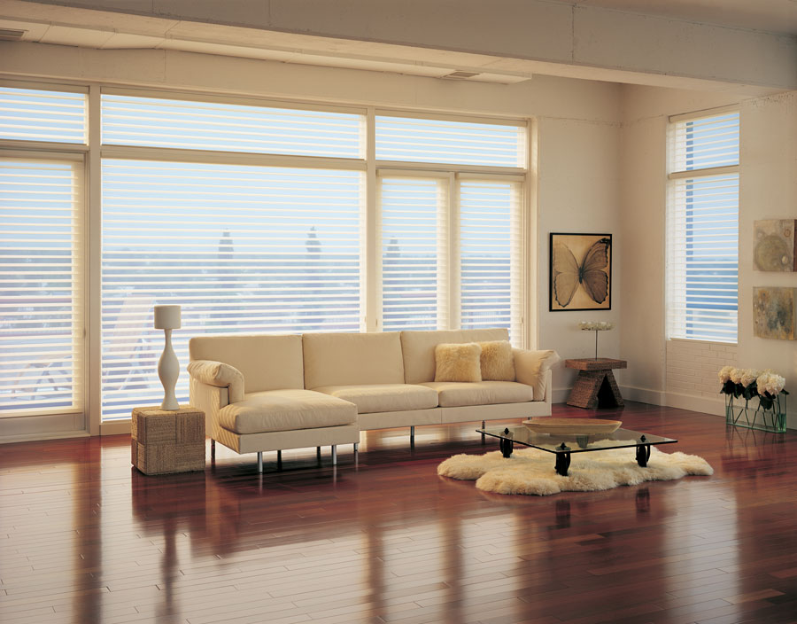 Silhouette shades provide balanced light in Rocky River OH
