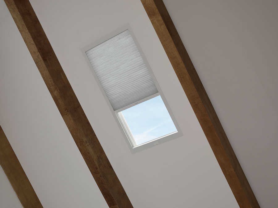 close up of skylight in cleveland oh home