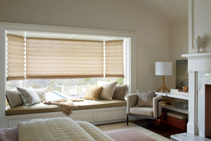 relief from the sun with energy efficient roman shades in Cleveland OH