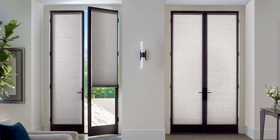 custom door coverings in Cleveland home