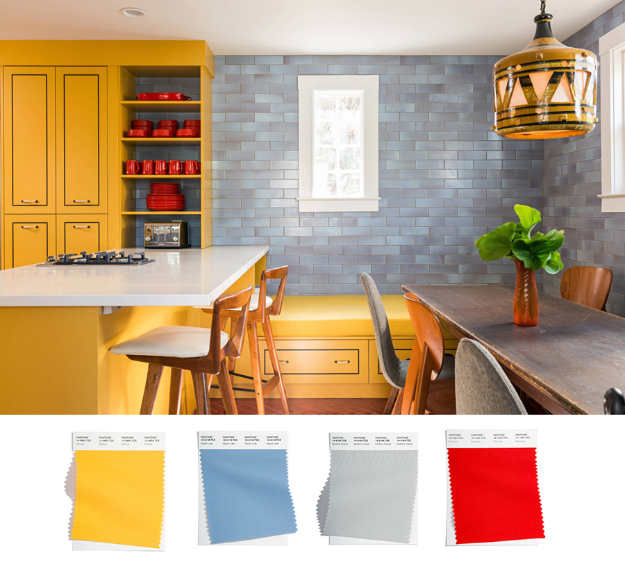 prime colored kitchen