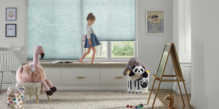 Child-safe features for window treatments Cleveland, OH.