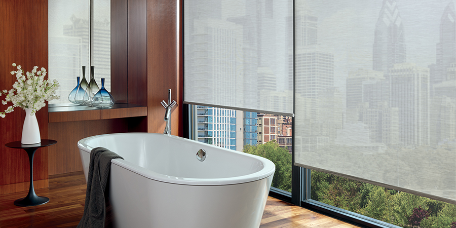 standing tub by wall of windows in Cleveland OH