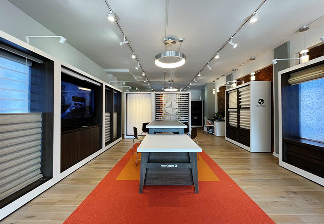 chagrin falls showroom for hunter douglas window treatments