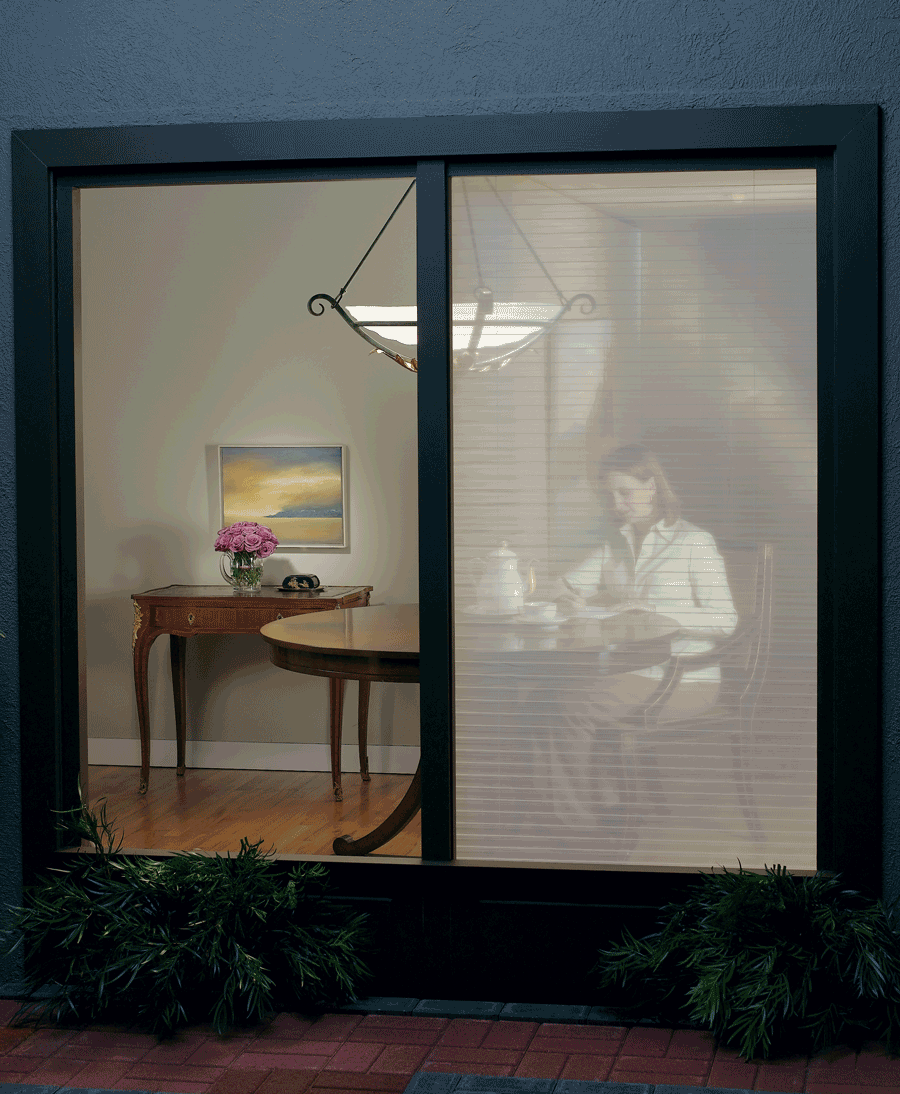 Need privacy in the back of the house view with duette shades in cleveland