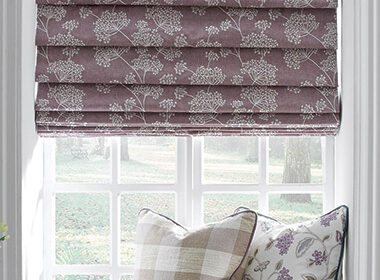custom roman shades by hunter douglas for Westlake OH homes