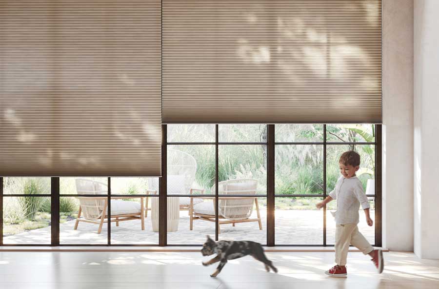 cellular shades in Chagrin Falls OH home