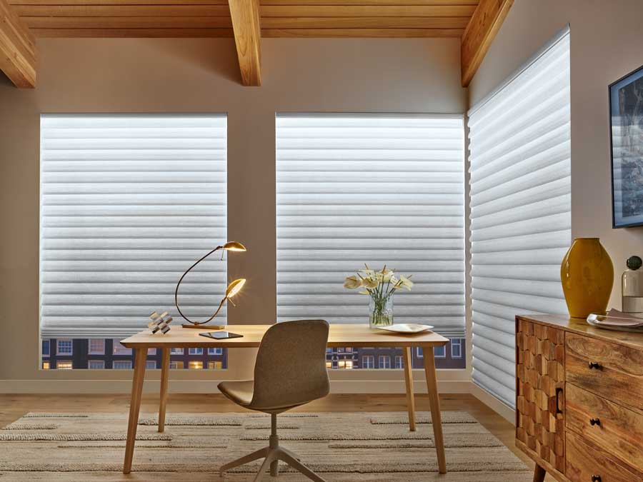 home office ewith illuminating shadfes produces energizing light in cleveland