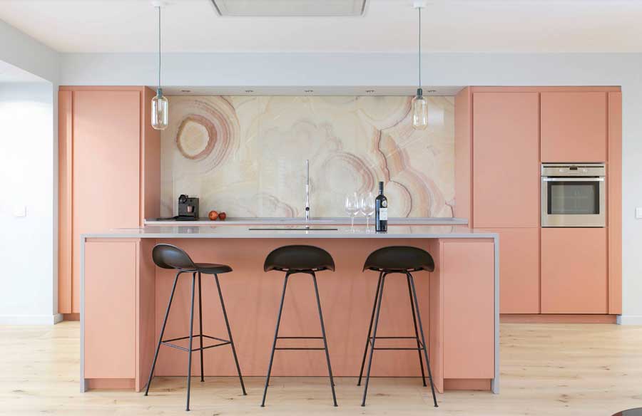 color of the year refreshed kitchen in cleveland