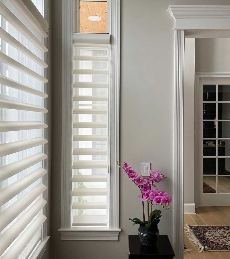 pirouette shades on narrow window