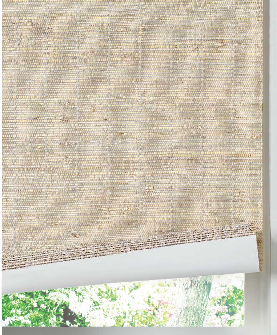 close up of a woven wood