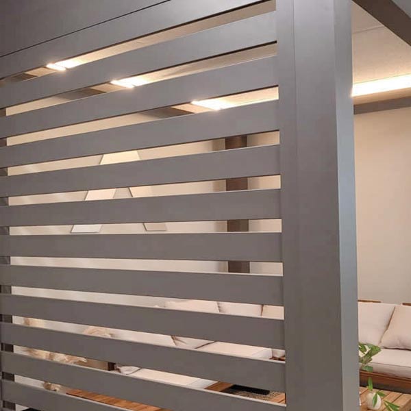 exterior-azenco-timan-window-treatments-privacy-walls privacy walls for patio area with led light