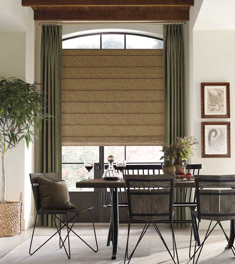 layered window treatments