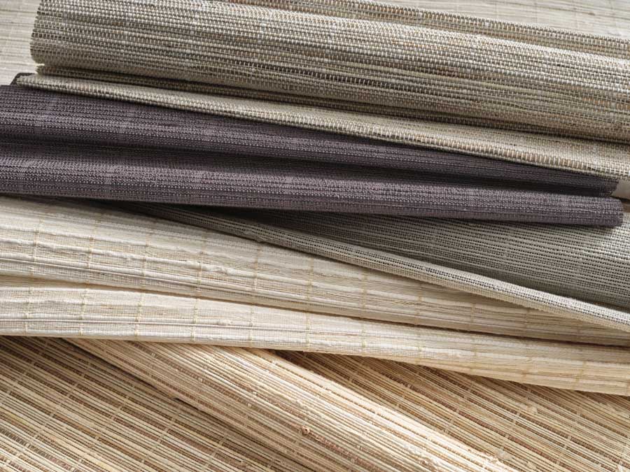 jute fabric woven wood shades