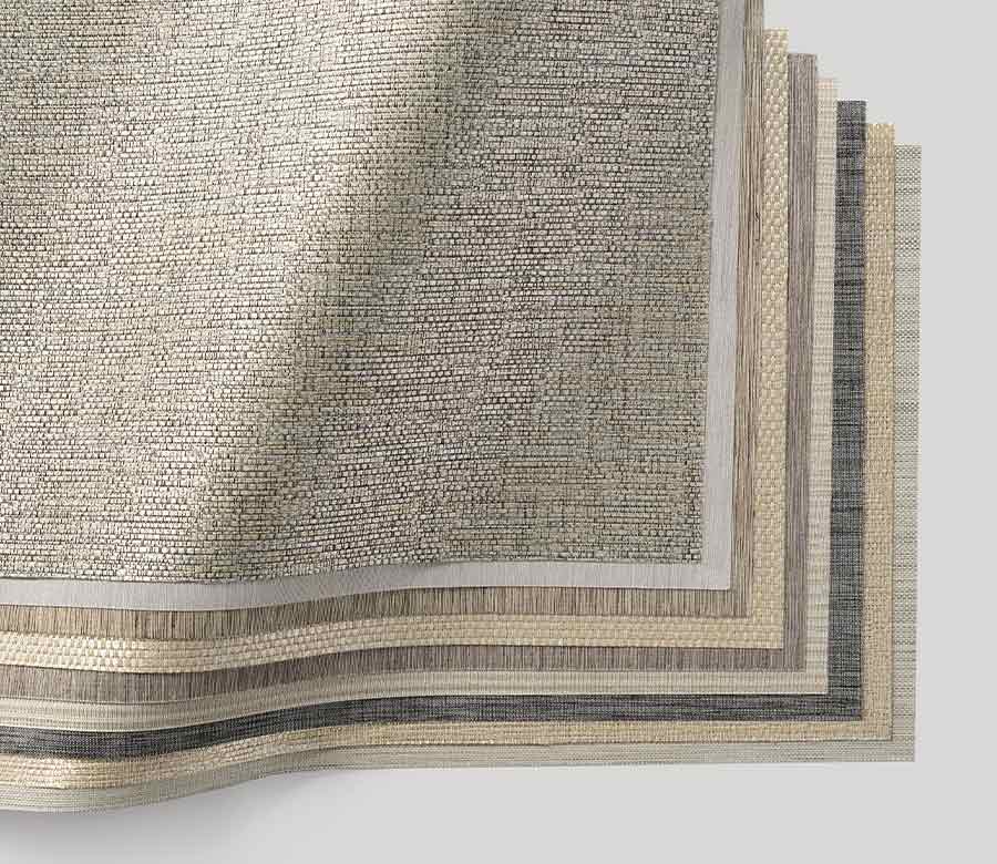 Alustra fabric samples for Architectural Roller Shades