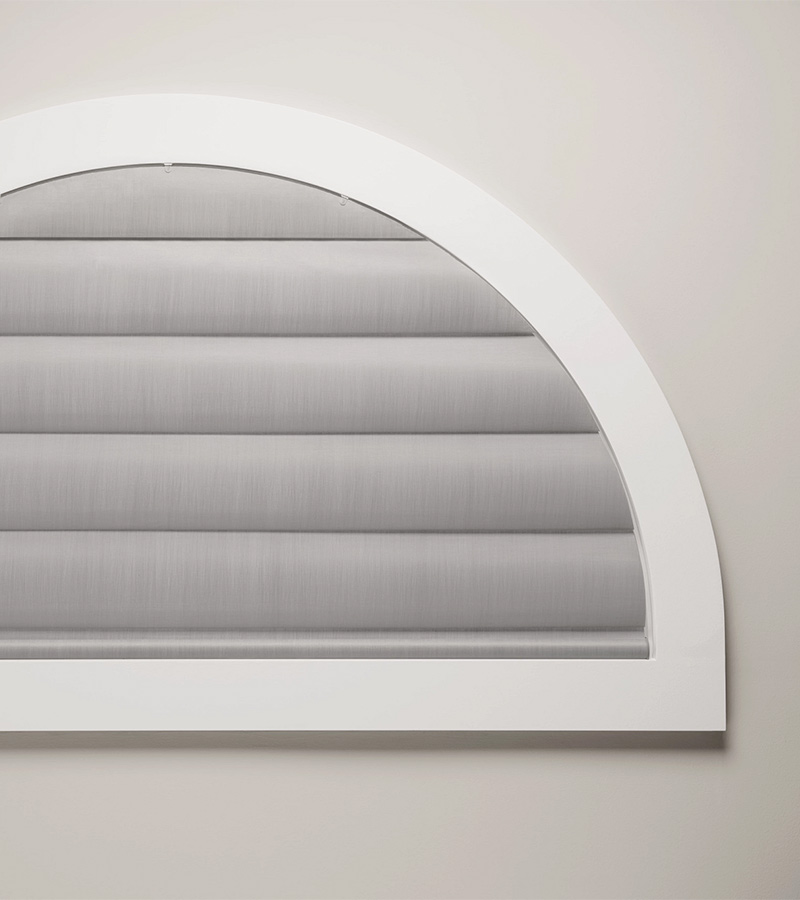 window treatments arched blind for round window