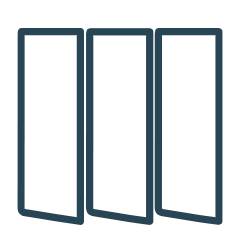 vertical shades icon