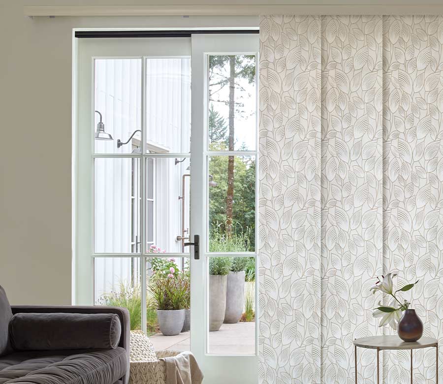 panel blinds for patio glass door floor to ceiling